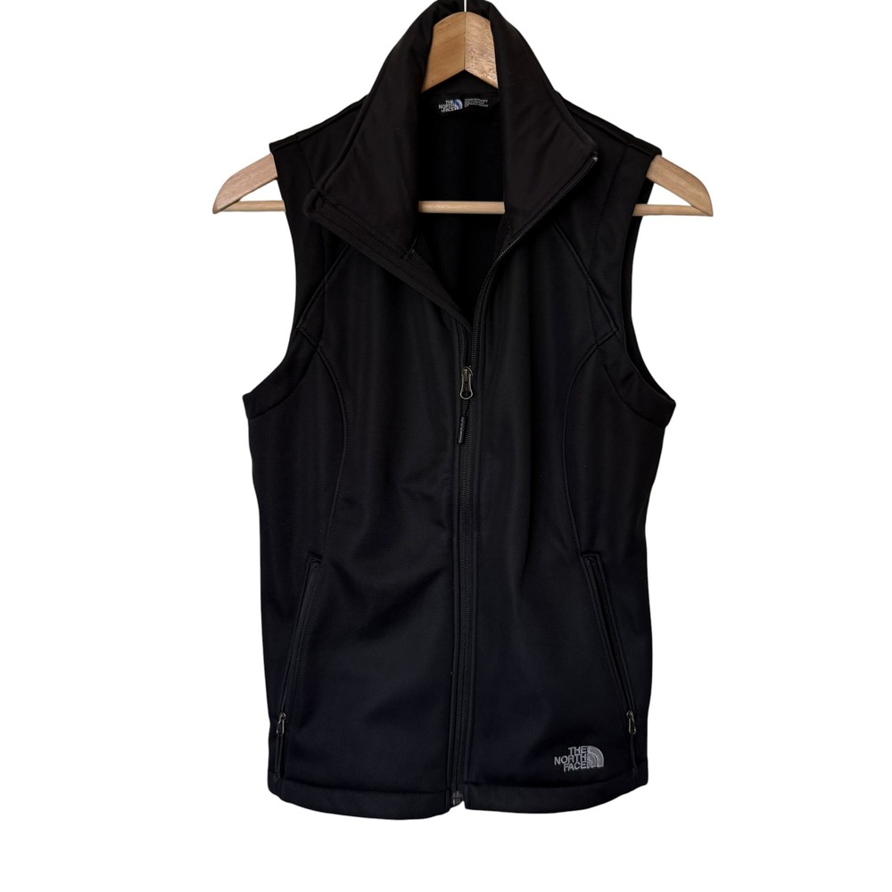 The North Face Ridgewall SS Vest Womens Small Black NEW WindWall‎ Softshell Zip